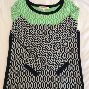 Juicy Couture Wool Side Zip Sweater